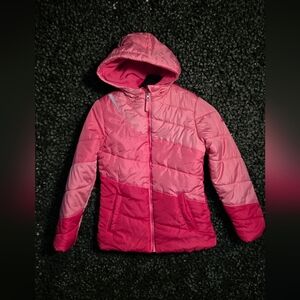 Kids Pink Hooded Jacket